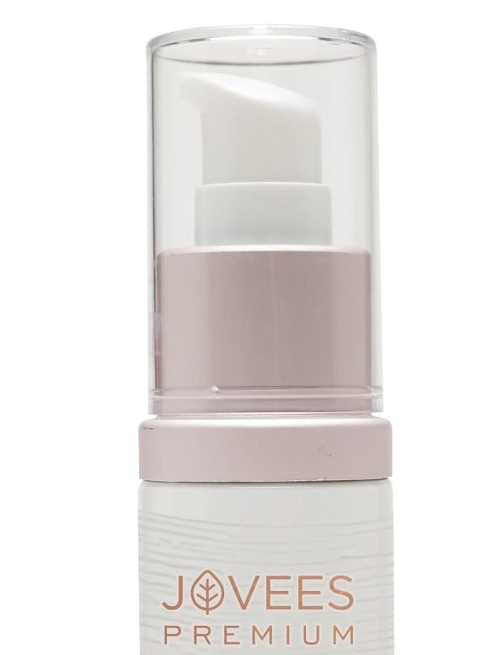Jovees Premium Advanced Anti Ageing Serum | With Turmeric Oil, Argan Oil & vitamin E | Repairs Fine Lines & Wrinkles | Reduces Dullness | Gives Even Skin Tone | 50ML - Image 2